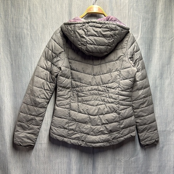 🚩 Mountain Warehouse Gray Women's puffer Jacket size 4 - Picture 6 of 10
